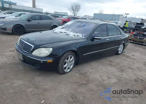 2003 Mercedes-Benz S 500 z USA, uszkodzony, nr VIN WDBNG84J03A336411